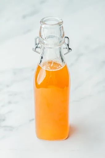 4 ingredient Peach Syrup