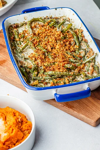 Boujee Green Bean Casserole With Fresh Green Beans