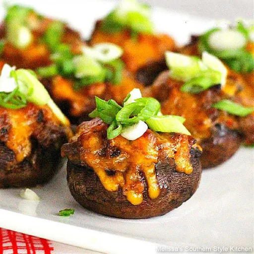 Bacon Cheeseburger Stuffed Mushrooms