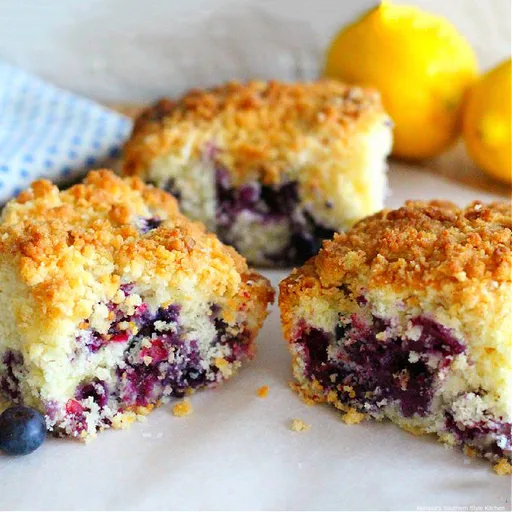 Blueberry Crumble Coffee Cake
