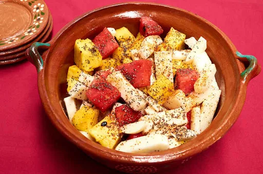 Spicy Mexican Fruit Salad with Tajin and Chia