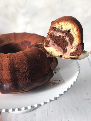 Neopolitan marble cake