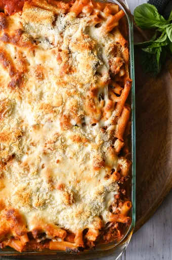 Baked ziti casserole