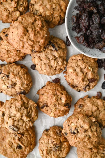 Galletas de avena y pasas
