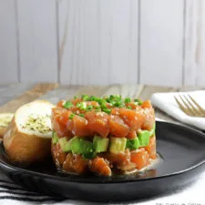 Tartar de salmón