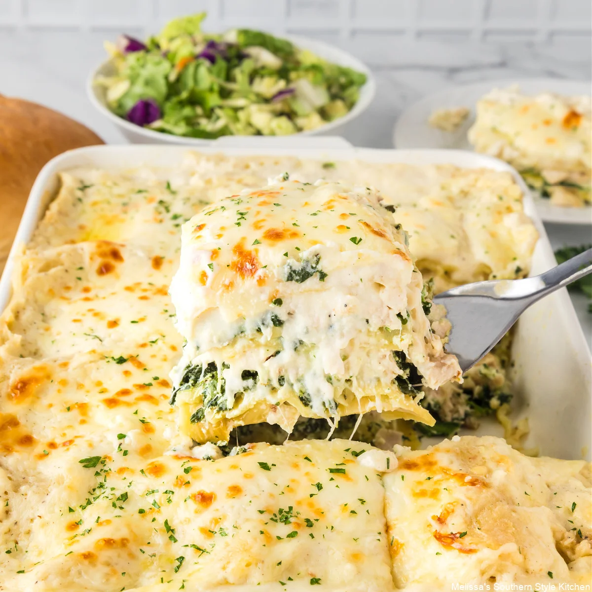 Chicken Alfredo Lasagna