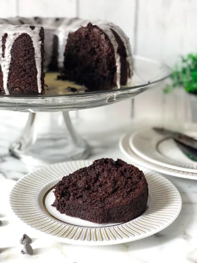 Pastel de calabacín y doble chocolate
