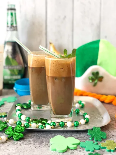 Frapé de chocolate y menta