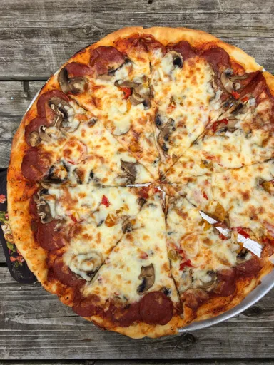 Pizza de la tía Voula