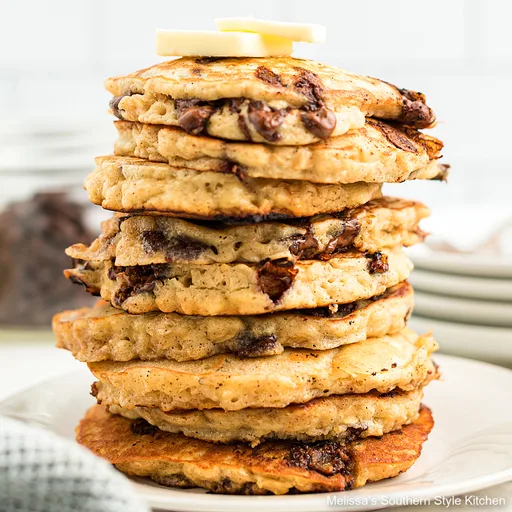 Tortitas de avena con pepitas de chocolate