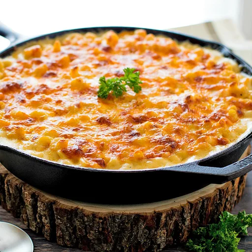 Macarrones con queso en espiral