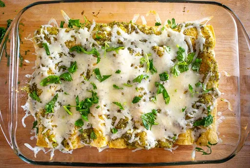 Easy Enchiladas Verdes