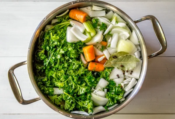 Homemade Vegetable Stock