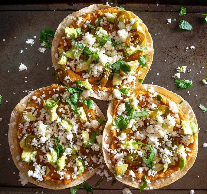 Spicy Chickpea Tostadas
