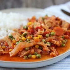 Garden-style tripe (beef tripe)