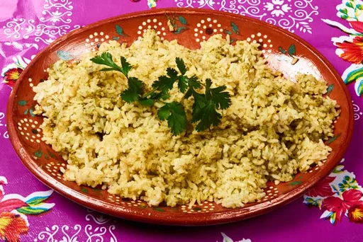Arroz verde mexicano