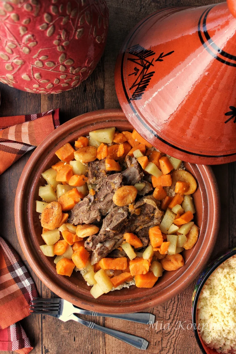 Lamb tagine with couscous