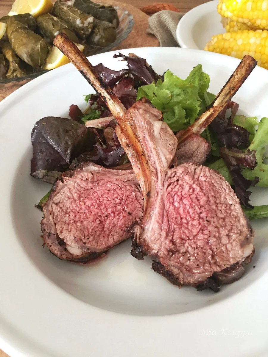 Greek rack of lamb
