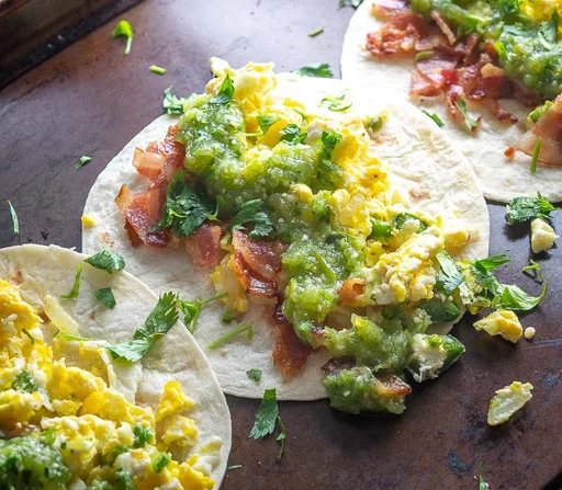 Tacos de huevo