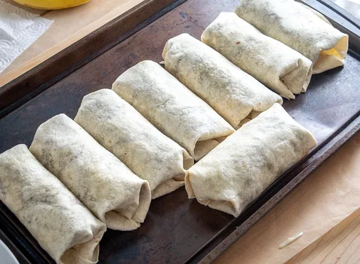 Spicy Bean and Egg Burritos