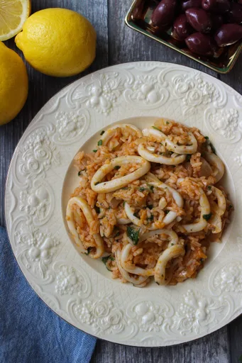 Calamares con arroz