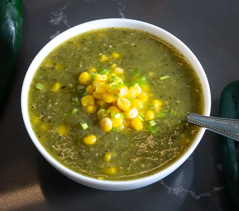 Poblano Corn Soup