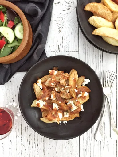 Greek style poutine