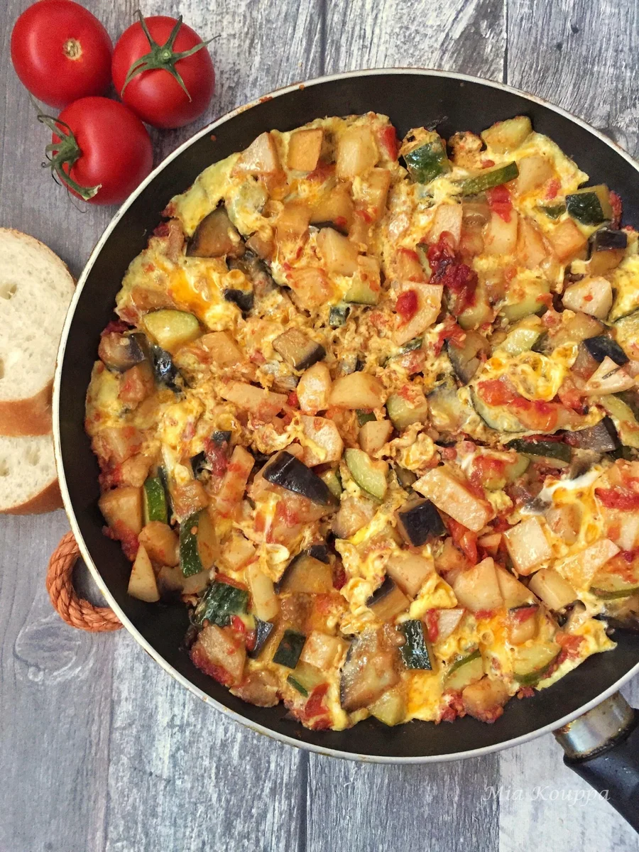 Tsik Tsik (Summer vegetables with egg)