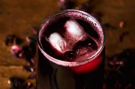 Receta de agua de Jamaica
