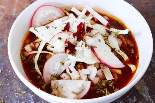 Receta de pozole rojo de cerdo