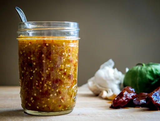 Salsa de tomatillo y chipotle