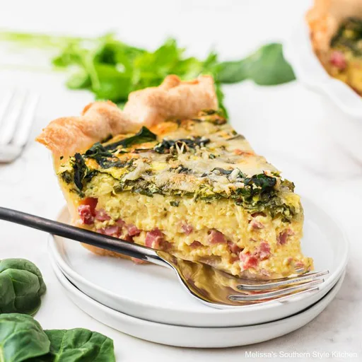 Ham and Spinach Quiche