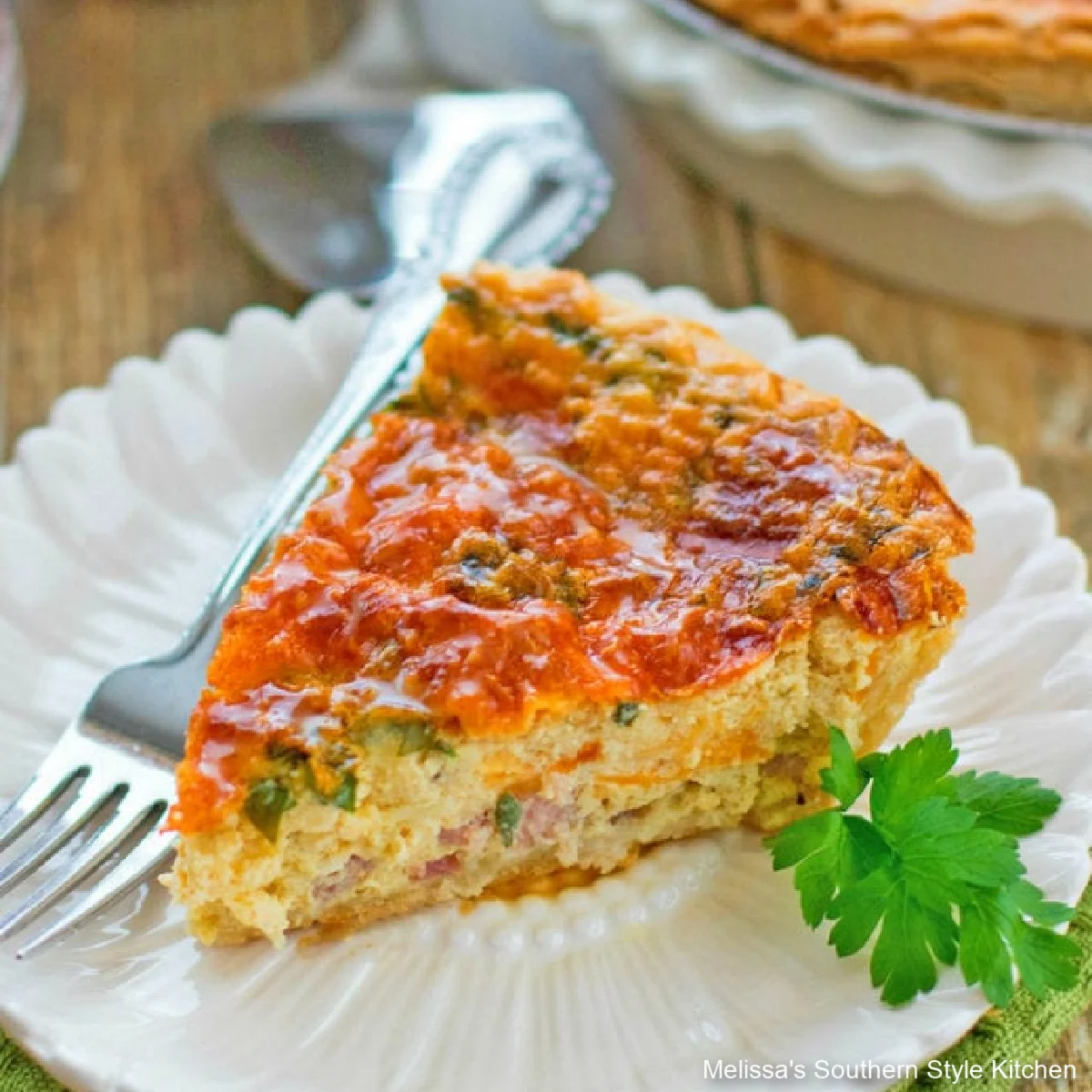 Easy Ham and Cheese Quiche