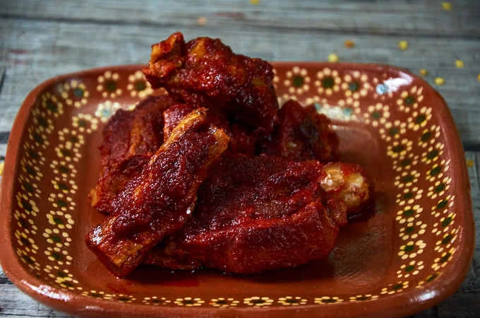 Pork Ribs in Salsa Roja Recipe