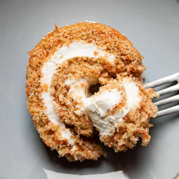 Easy Carrot Cake Roll