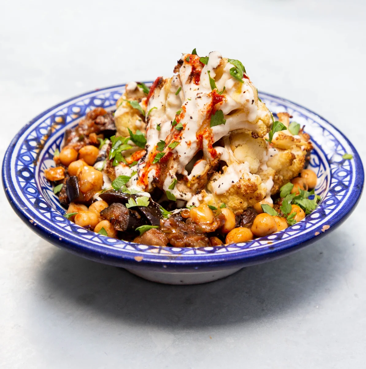 Harissa Tahini Cauliflower