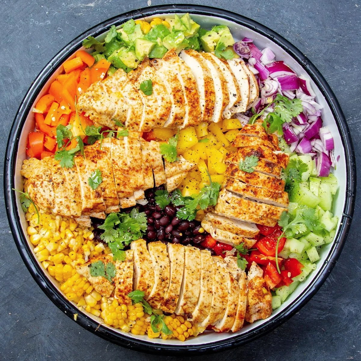 Zingy Chicken and Corn Salad