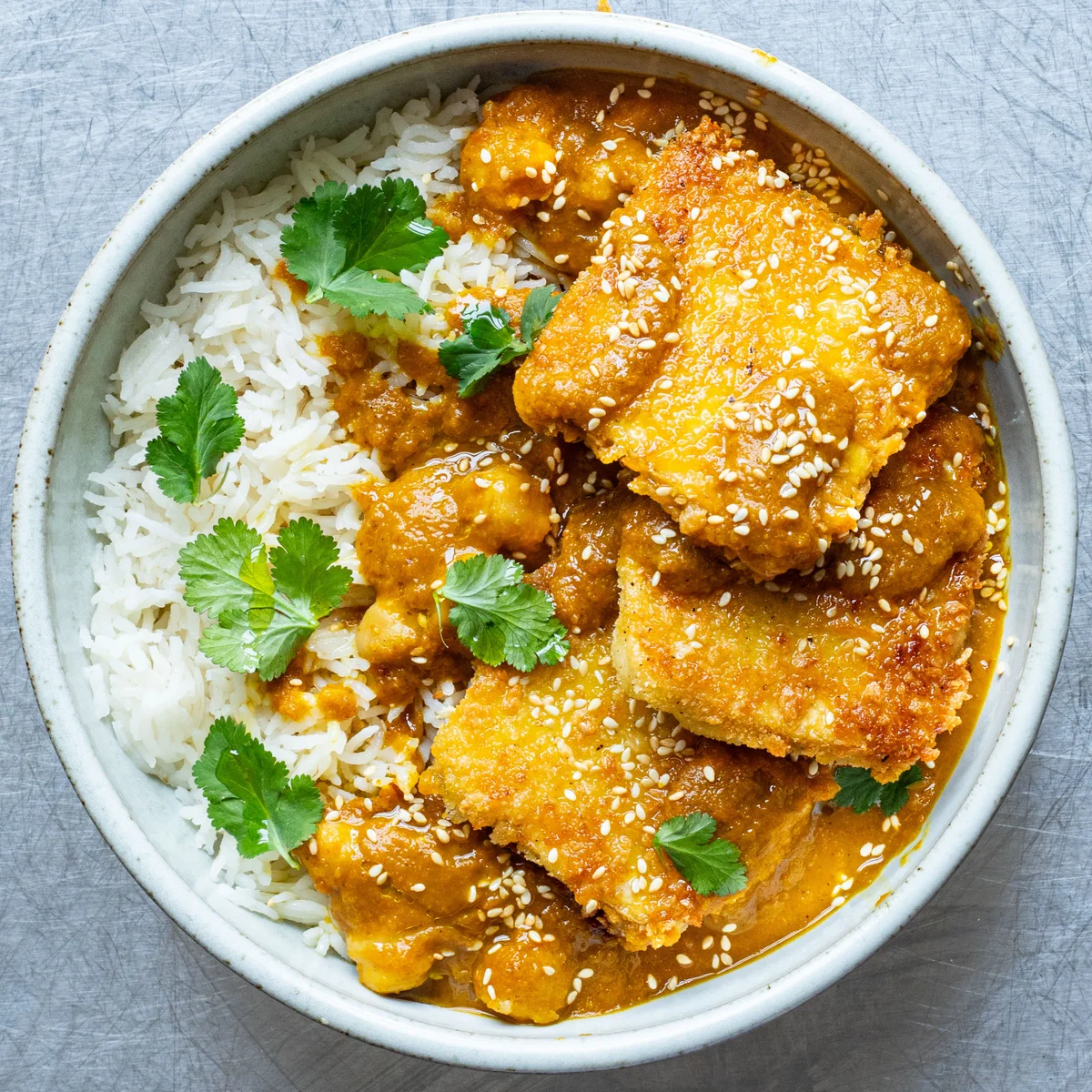 Crunchy Tofu Katsu