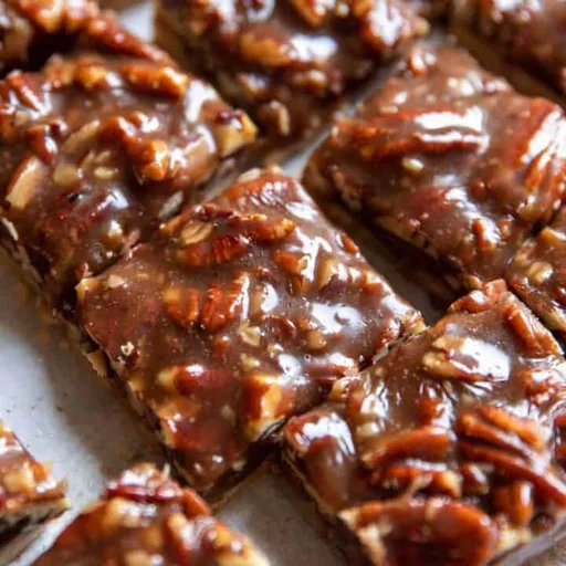 Caramel Pecan Shortbread Bars