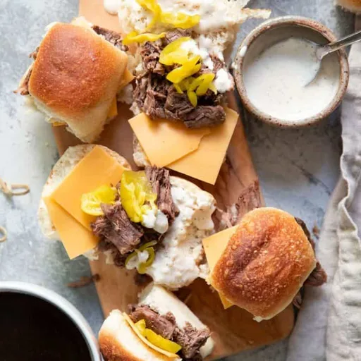 Instant Pot Pepperoncini Pot Roast Sliders