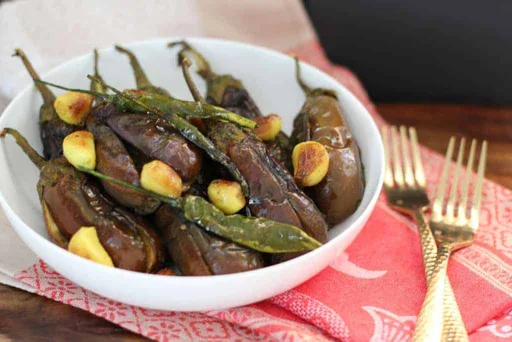 Berenjenas Asadas al Ajillo