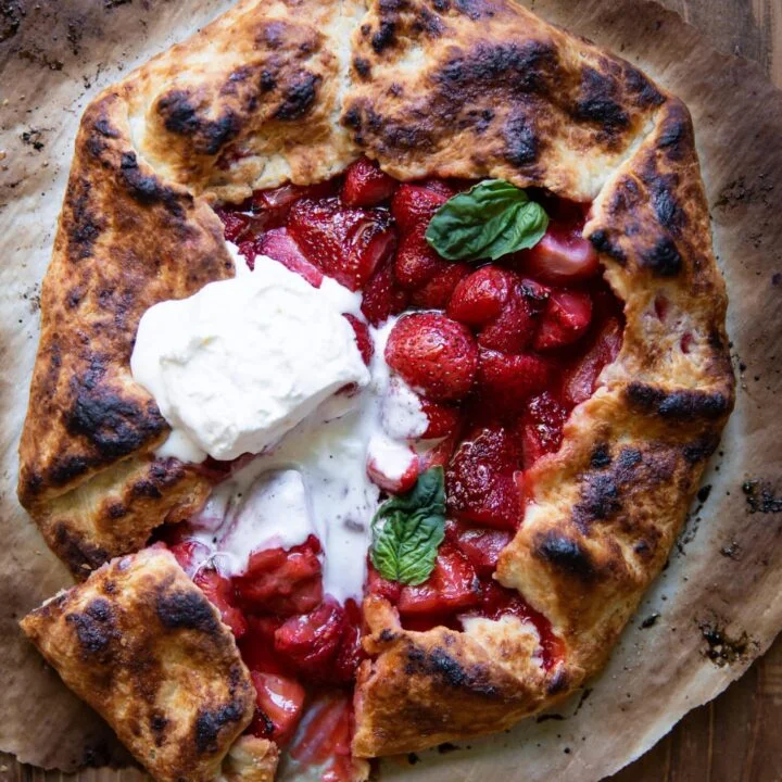 Strawberry Basil Galette