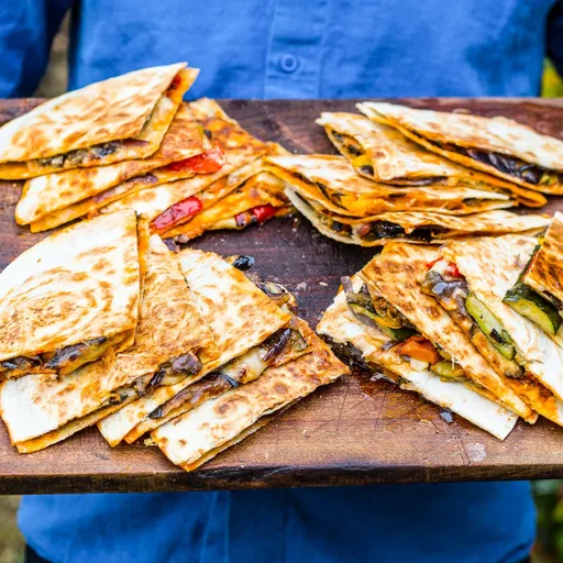 Loaded Veggie Quesadillas