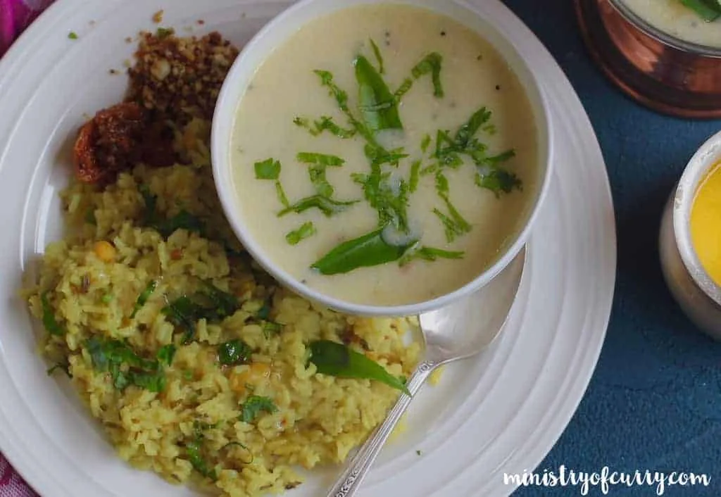 Gujarati Kadhi and Khichdi Instant Pot
