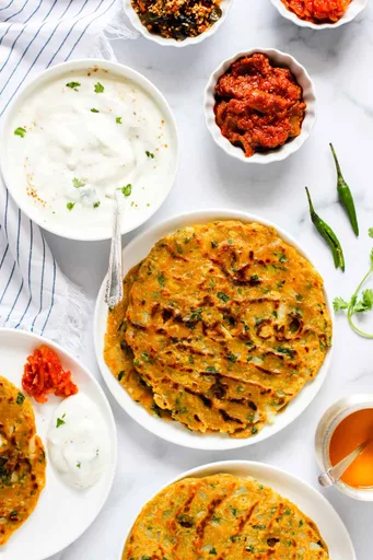 Thalipeeth {Savory Multigrain Flatbreads}