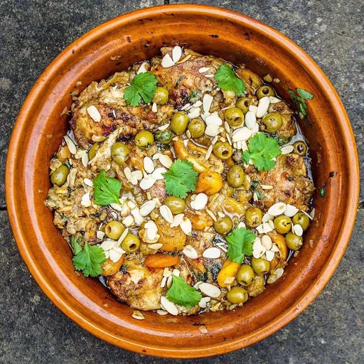 Chicken, Almond & Apricot Tagine