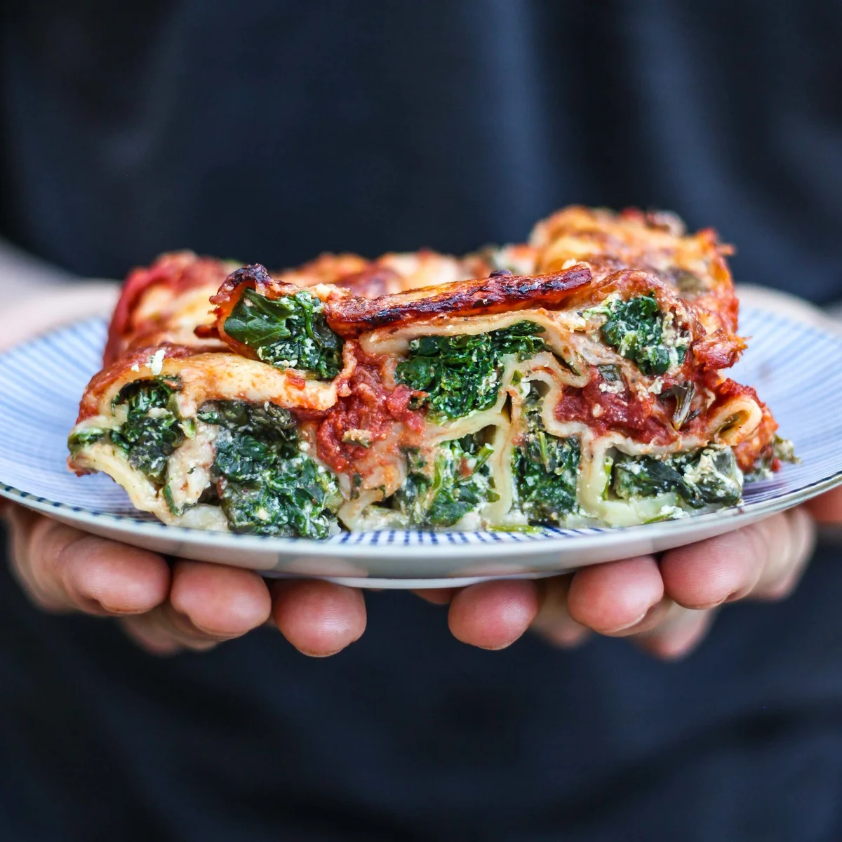 Homemade Spinach and Ricotta Cannelloni