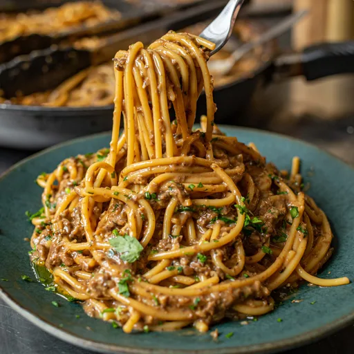 Espaguetis con Setas Porcini