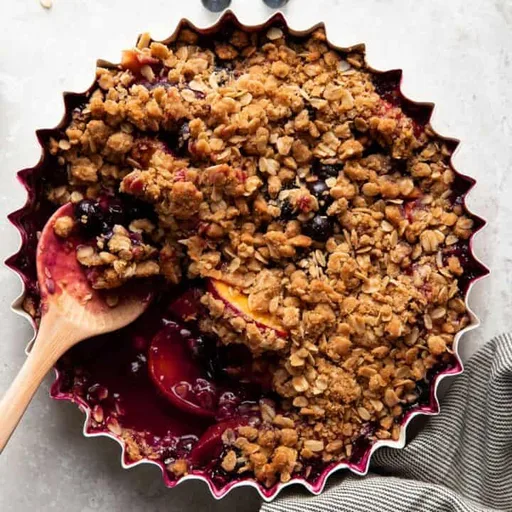 Blueberry Peach Crisp