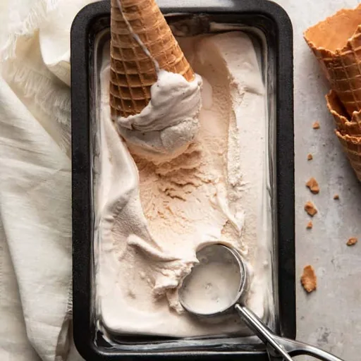 Homemade Creamy Chai Ice Cream